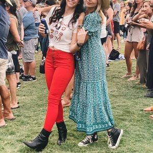 Wonderly red skinny jeans